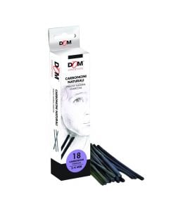 Pencil for painting, Dom, 12cm, Ø3-4mm, 18pc, black color