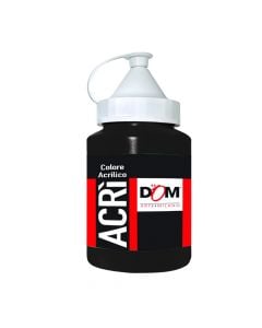 Boje akrilike, Dom, 250ml, Carbon Black