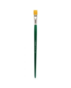 Painting brush, Dom, n.16, with synthetic fiber, flat tip