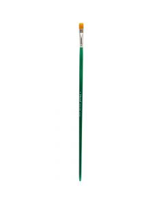 Painting brush, Dom, n.8, with synthetic thread, flat tip