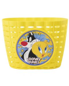 Basket for kids bike, Looney Tunes, plastic
