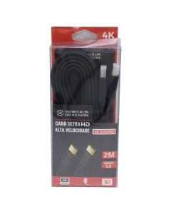 HDMI cable, 2 m, 1080p, Gold Plated, 3D