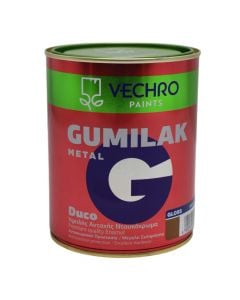 Paint for metal, Vechro Gumilak, 750ml, brown 612, 14-16 m²/lt, 2-3 hours drying time