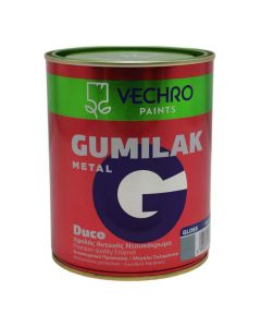 Paint for metal, Vechro Gumilak, 750ml, gray 623, 14-16 m²/lt, 2-3 hours drying time