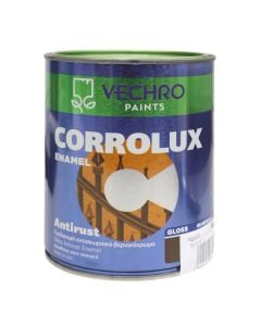 Bojë antirruxho, Corrolux Enamel, 750ml, ngjyrë kafe 615, 15-17 m²/lt, 1-3 orë tharje