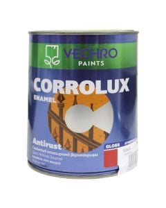 Bojë antirruxho, Corrolux Enamel, 750ml, ngjyrë e kuqe 618, 15-17 m²/lt, 1-3 orë tharje