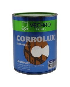 Anti-rust paint, Corrolux Enamel, 750ml, white color 300, 15-17 m²/lt, 1-3 hours drying time