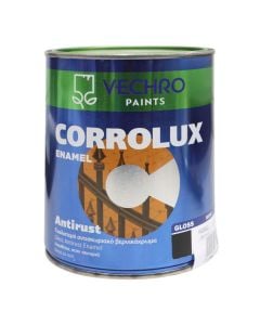 Bojë antirruxho, Corrolux Enamel, 750ml, ngjyrë e zezë 307, 15-17 m²/lt, 1-3 orë tharje