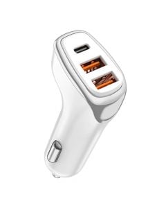 Karikues për makinë, Amio, AM-03886, 38W, 2 porta USB dhe 1 portë Type C