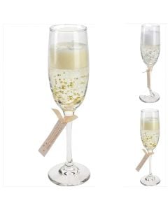 Qiri dekorativ Christmas , Wine glass, 21 cm