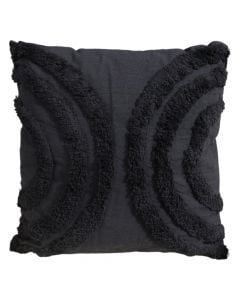 Zita decorative pillow, polycotton, black, 50x50 cm