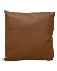 Decorative pillow, polycotton, brown, 45x45 cm