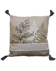 Decorative pillow, 100% cotton, multicolor, 40x40 cm