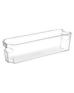 Fridge organizer, polyethylene, transparent, 10.7 x 37 x H. 9.5 cm