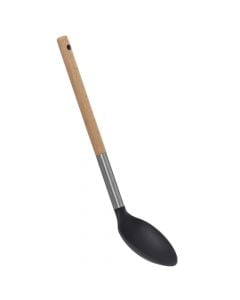 Serving spoon, wood/nylon, natural, 33 cm