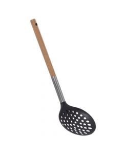 Serving spoon, wood/nylon, natural, 34.5 cm