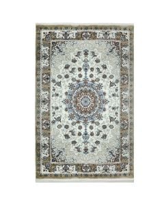 Bamboo carpet, cotton/polyester, cream/beige, 200x300 cm