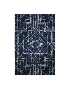 Venice carpet, polyester/polypropylene, dark blue, 133x190 cm