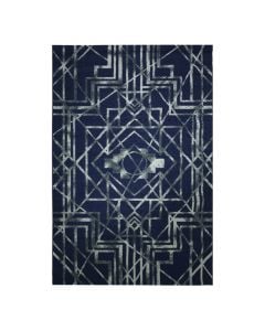 Venice carpet, polyester/polypropylene, dark blue, 160x230 cm