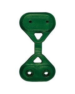 Plastic pin for fixing shading nets Size: 5.5x5 cm, Color: Green, Material: Plastic