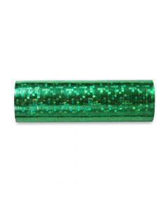 Holographic streamer roll,  3.8m, geen, 1 pieces