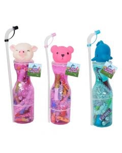 Candy- filled party cup with animal design, 140 gr