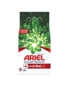 Detergjent pluhur për larjen e rrobave, Ariel Waspoeder Instant +Ultra Oxi Effect, 2.6 kg, 26 larje, 1 cope