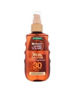 Vaj nxirës për lëkurën, Ambre Solaire Ideal Bronze, Garnier, plastikë, 200 ml, kafe, 1 copë