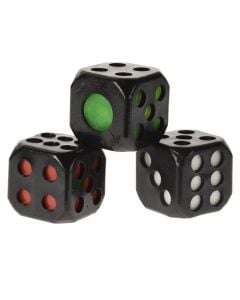 Dice with light for playing. polypropylene. 1 piece