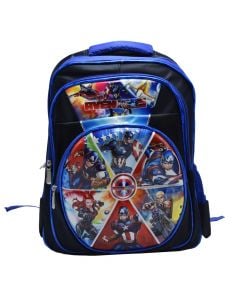 Children's school bag, Avengers, polyester, 50x35 cm, blue, 1 piece