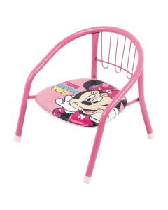 Karrige për fëmijë, Minnie Mouse, metalike, 35.5x30x33.5 cm, rozë, 1 copë