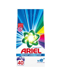 Detergjent pluhur per rrobat, Ariel, Color, Touch of Lenor, 3 kg, 40 larje, 1 cope