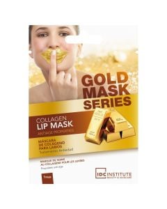 Lip mask, IDC, Gold, collagen, 8 gr, 1 piece