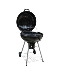 Charcoal barbecue, metal, 56x88 cm, black, 1 piece