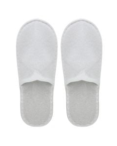 Hotel slippers, white, 1 pair