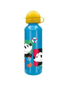 Thermos for children, Mickey Mouse, aluminum, 530 ml, yellow/blue, 1 piece