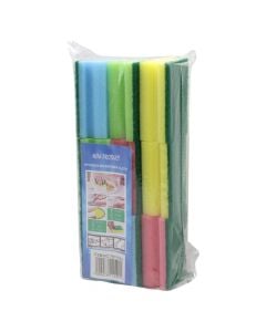 Cleaning sponge set, mixed colors, 9.5x7x4.5 cm, 9 pieces, 1 pack