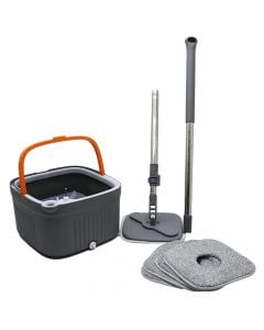 Automatic cleaning bucket set, plastic, mixed, stick 128 cm, 1 piece