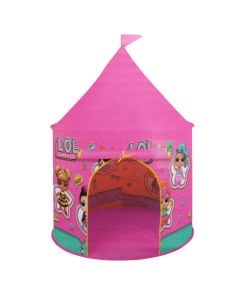 Tent for children+balls, polyester, pink, 1 piece