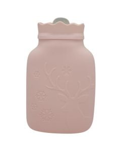 Water bottle, silicone, 14x20 cm, pink, 1 piece