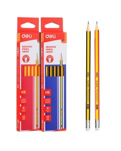 Pencil, Deli, HB, 12 piece, 1 pack