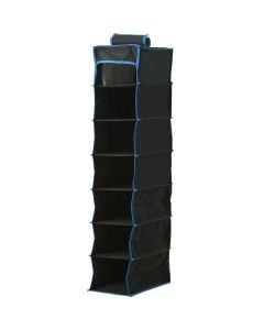 Camping organizer, Redcliffs, black, 7 compartments, 30x17x84 cm, 1 piece