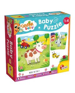 Puzzle for children, Carotina baby, The farm, 1-4 years, 1 piece