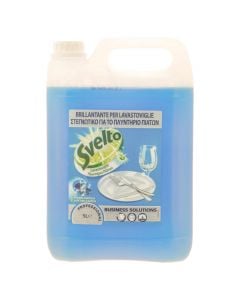 Detergjent shkëlqyes gotash, Svelto, 5 lt, për lavastovilje, 1 copë