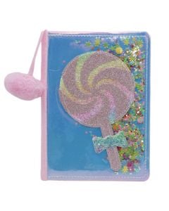 Notepad, Unicorn, with sequins, mixed, 14.5x21 cm, 1 piece