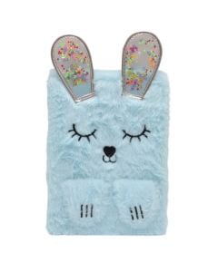 Notepad, Bunny, with sequins, mixed, 14.5x21 cm, 1 piece