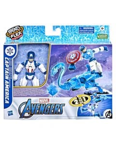 Toy for children, Avengers, Bend and flex, Captain America, 2 in 1, +4 years, 1 piece