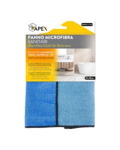 Toilet cleaning cloth, Apex, microfiber, 35x30 cm, blue, 1 piece