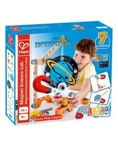 Children's toy, Hape, Magnet science lab, wood, +4 years, mixed, 1 piece