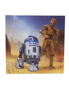 Crystal art card, Craft buddy, Ironman, 18x18 cm, +8 years, 1 piece